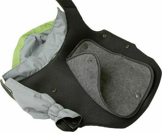 Kerbl Vancouver Green Fleece / Waterproof / Windproof Dog Coat with Hood with 45cm Back Length