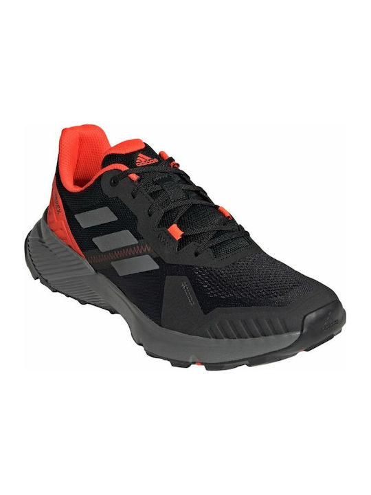 Terrex Soulstride Bărbați Pantofi sport Trail Running Core Black / Grey Four / Solar Red