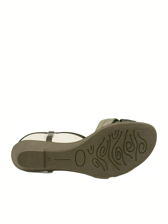 Sandale Casual Damă din Piele Anatomic Negru