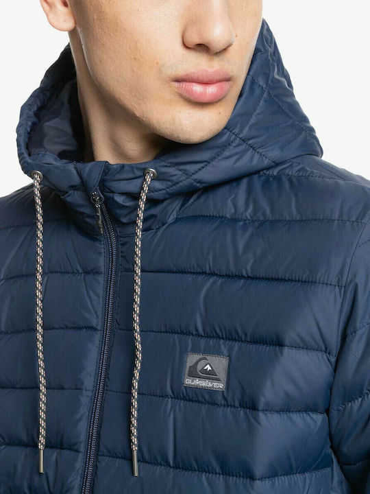 Scaly Winter Jacket Puffer Navy Blue