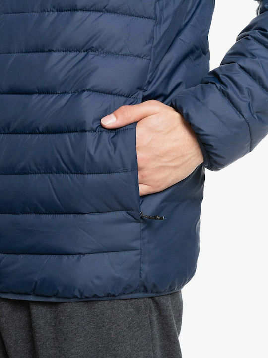 Scaly Winter Jacket Puffer Navy Blue