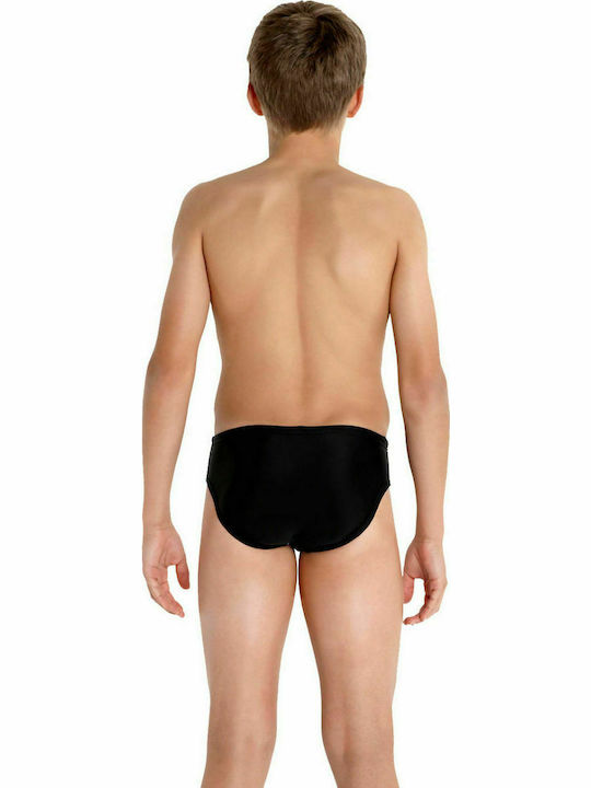 Speedo Allover Kids Swimwear Swim Briefs Black