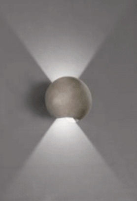 Viokef Loom Wall-Mounted Outdoor Spot Light LED IP65 12W with Warm White Light Double Beam 14.2x16x13.7εκ.