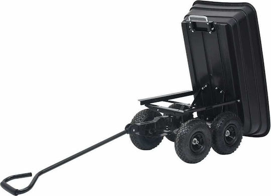 Dump Cart Garden Cart Metallic Four-wheel 75lt 84x84cm.