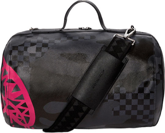 Sprayground 3M Tube Σακ Βουαγιάζ Μαύρο από Δερματίνη