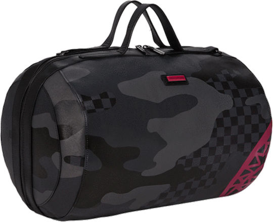 Sprayground 3M Tube Σακ Βουαγιάζ Μαύρο από Δερματίνη