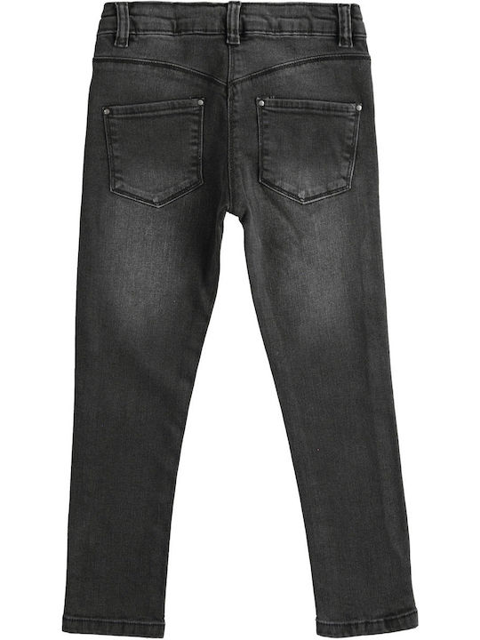 iDO Blugi Pentru Copii Pantalon Negru iDO Blugi Pentru Copii Pantalon Negru