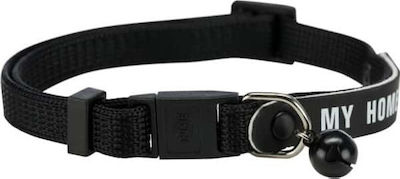 Trixie 4180 Cat Collar with Address Tag Black