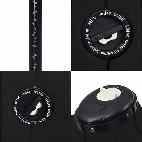 vidaXL in Schwarz Farbe Verstellbare Damen Schwarze Größe L 44-50
