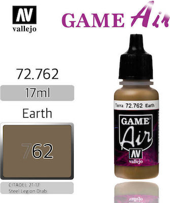 Acrylicos Vallejo Game Air Modellbau Farbe Earth 17ml