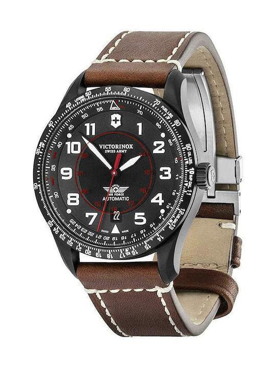 Victorinox Airboss Ρολόι Αυτόματο με Δερμάτινο Λουράκι