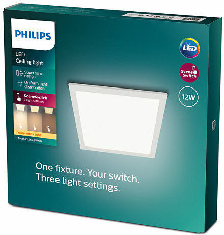 Philips Таванно осветление 30бр Бяла с Вграден LED