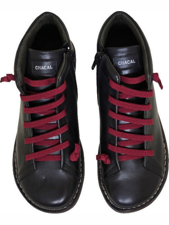 Leather Women's Ankle Boots Leather BLACK