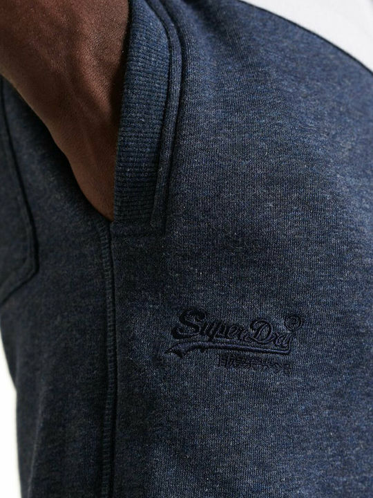 Sweatpants with Elastic Navy Blue