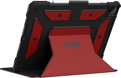 UAG Metropolis Flip Cover Piele artificială / Plastic Rezistentă Roșu (iPad Pro 2020 12.9" / iPad Pro 2021 12.9") 122946119393
