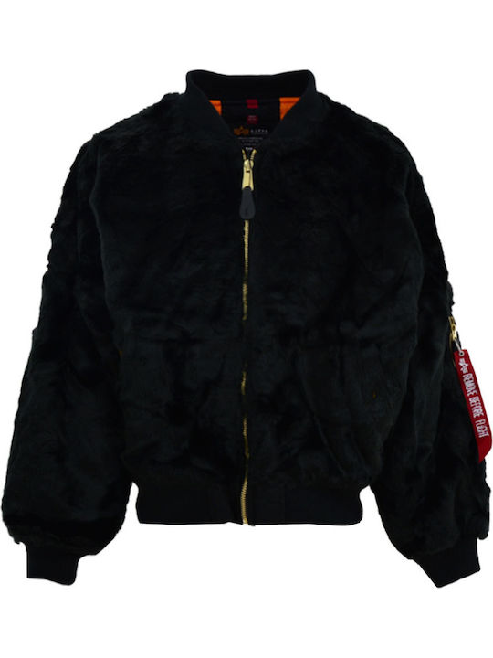 Women's Short Fur Black