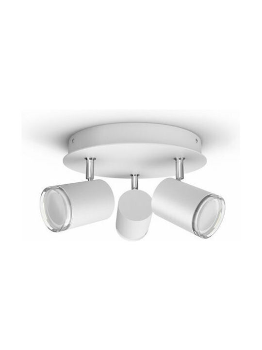 Philips Adore Triple Spot with Socket GU10 in White Color