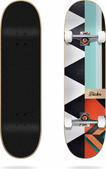 Tricks Skate Pattern 7.87" Complet Placă scurtă Multicolor