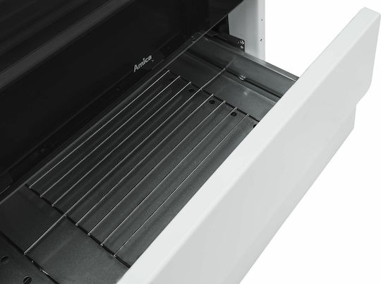 Amica 58CE2.315HQ(W) Herd 62Es mit Keramikkochfeldern B50cm. White