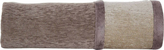 Nef-Nef Homeware Ριχτάρι Τριθέσιου Καναπέ Δύο 'Οψεων New Tanger 180x300εκ. Beige / Ecru