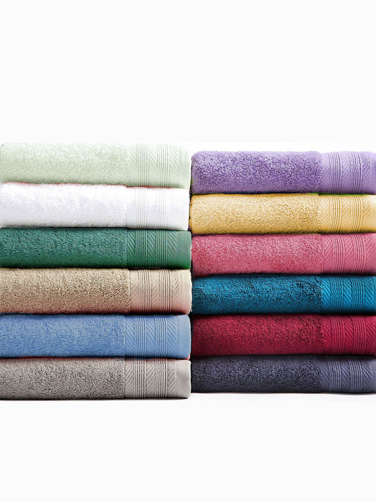 Nef-Nef Homeware Bath Towel 70x140cm. 1161 Bordo Weight 550gr/m²