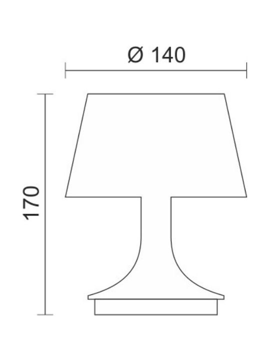 Spot Light Φωτιστικό Γραφείου LED σε Λευκό Χρώμα