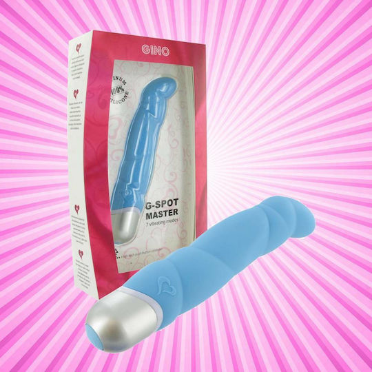 Feelztoys Gino Vibrator G-Spot 16cm Blue