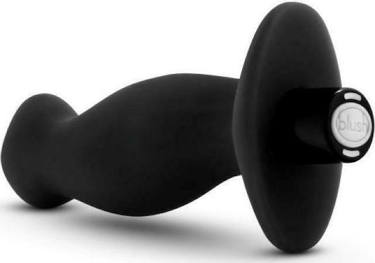 Blush Anal Adventures Platinum Vibrating Prostate Massager 02 Πρωκτική Σφήνα με Δόνηση Μαύρη