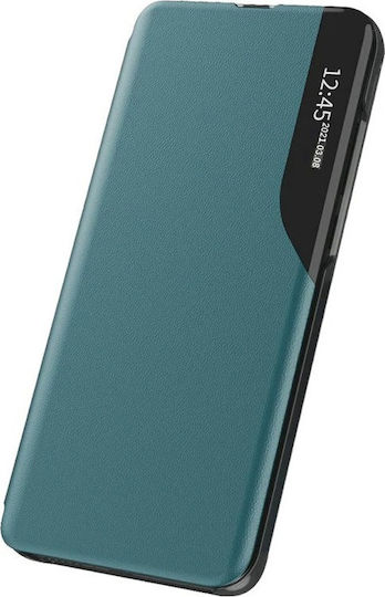 Hurtel Eco Leather View Книга Изкуствена кожа Зелен (Huawei Y5p)