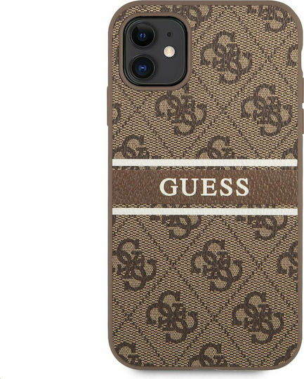 Guess Umschlag Rückseite Kunststoff Braun (iPhone 11)