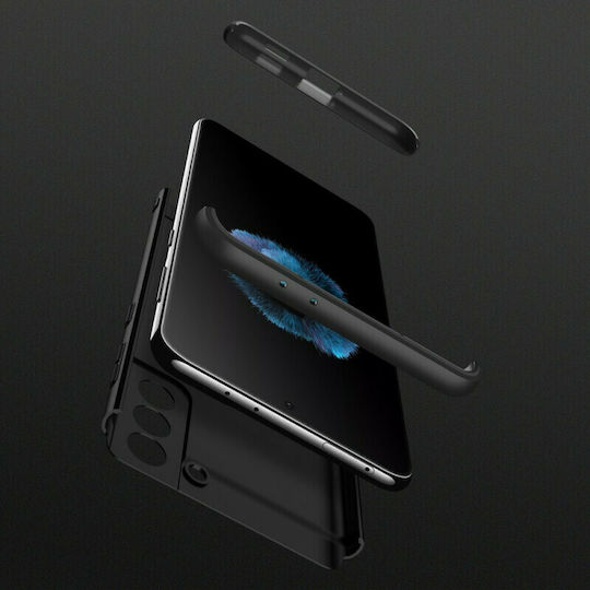 GKK 360 Full Cover Πλαστικό Μαύρο (Galaxy S21+ 5G)