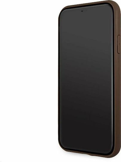 Guess Back Cover Plastic Brown (iPhone 11)