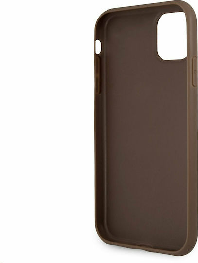 Guess Back Cover Plastic Brown (iPhone 11)