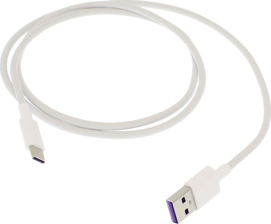 Andowl USB 2.0 Cable USB-C male - USB-A Λευκό 1m Q-SJ6