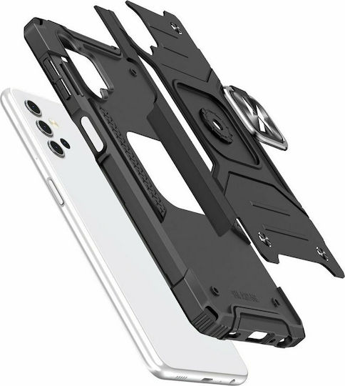 Wozinsky Ring Armor Back Cover Πλαστικό Μαύρο (Galaxy A32 4G)
