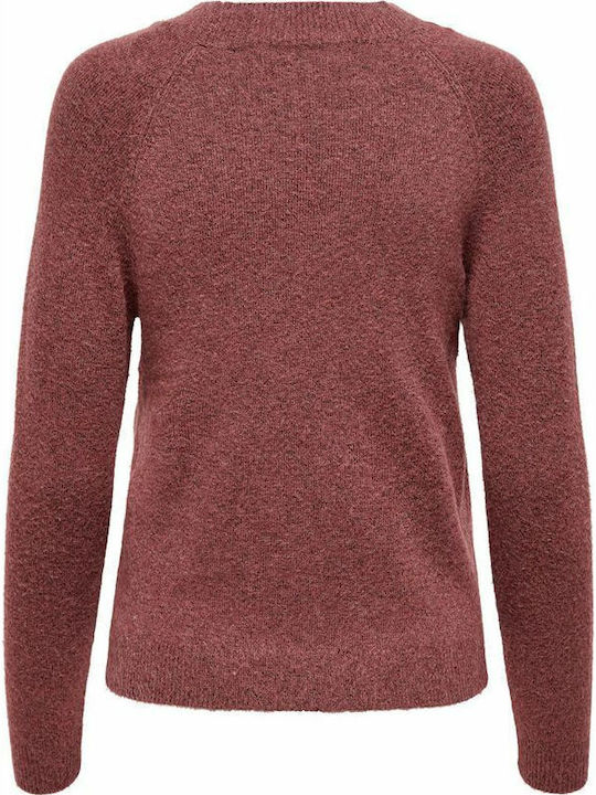 Rica Bluza Damă Mânecă Lungă Mineral Roșu