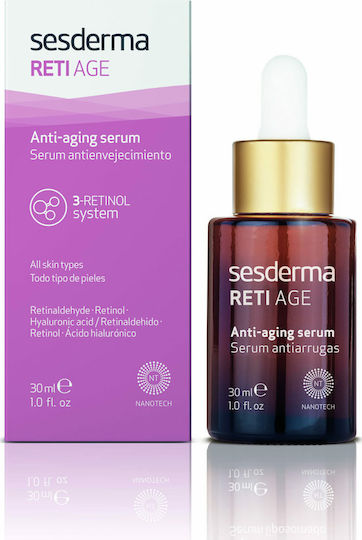 Sesderma Reti Age Anti-Aging Serum für Gesicht mit Peptide für Heben 30ml