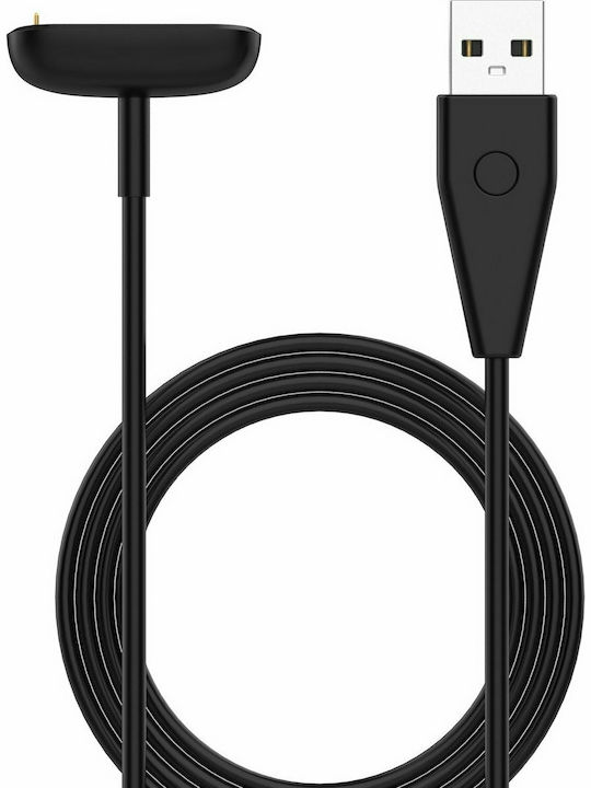 Tactical USB Charging Cable Μαύρο (Fitbit Luxe)