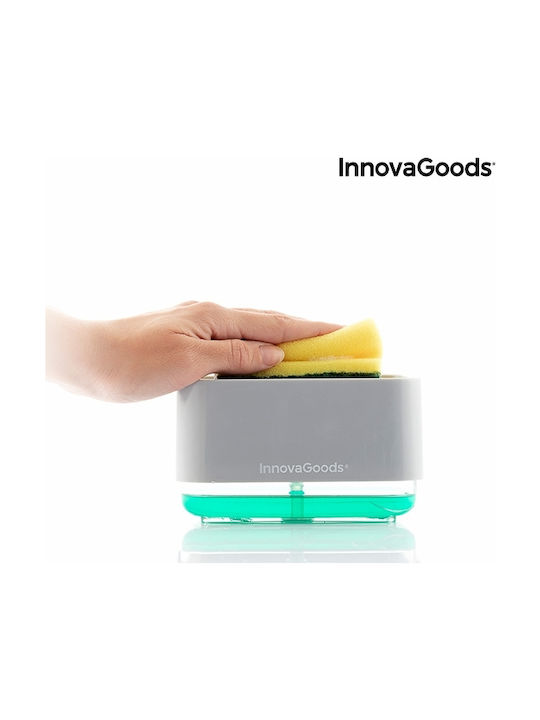 InnovaGoods Pushoap Dispenser Plastic Gray