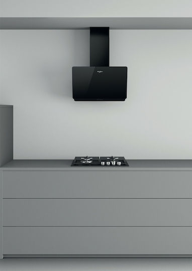 Whirlpool Πτυσσόμενος Απορροφητήρας 59.8cm Μαύρος