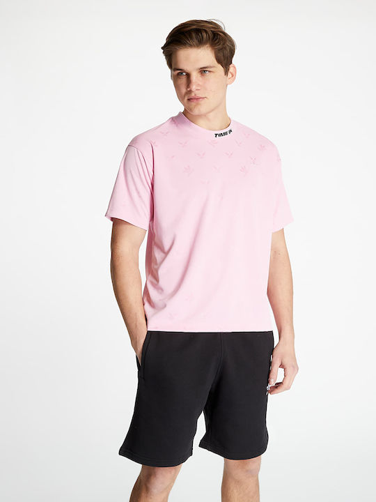 Adidas x Ninja Ανδρικό T-shirt Ροζ με Λογότυπο