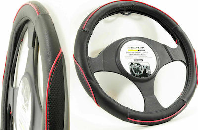 Dunlop Car Steering Wheel Cover with Diameter 37-39cm Synthetic Black