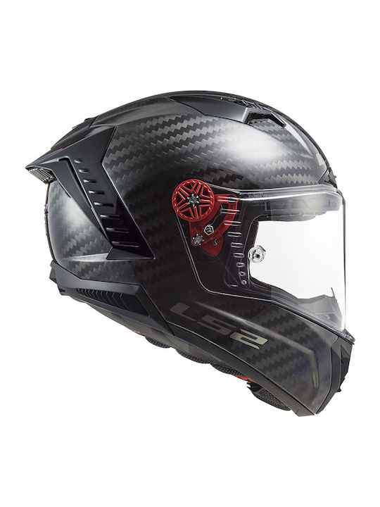 LS2 FF805 Thunder Solid Solid Carbon Κράνος Μηχανής Full Face ECE 22.05 1450gr με Pinlock και Sunvisor