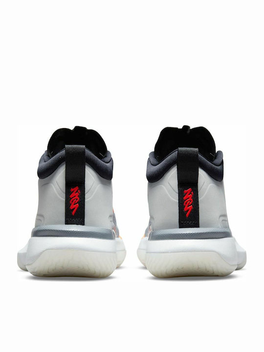 Zion 1 High Basketball Shoes Light Smoke Grey / Smoke Grey / Black / Total Orange