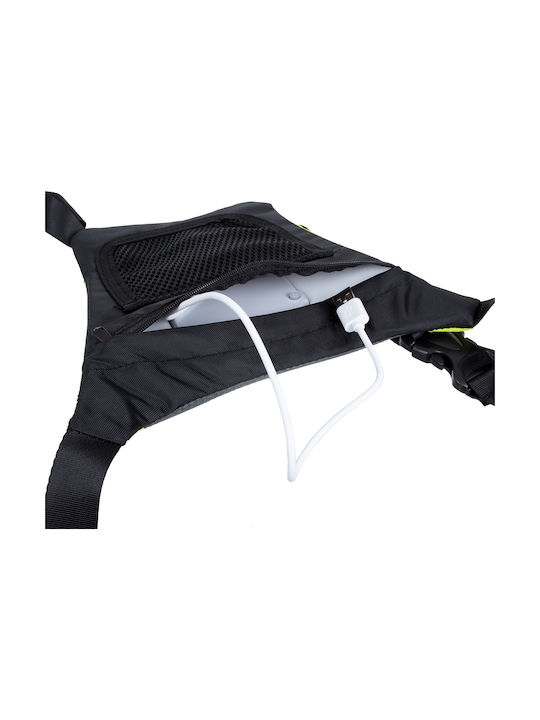 GloboStar Cycling Safety Vest Green with Bright LED Signage
