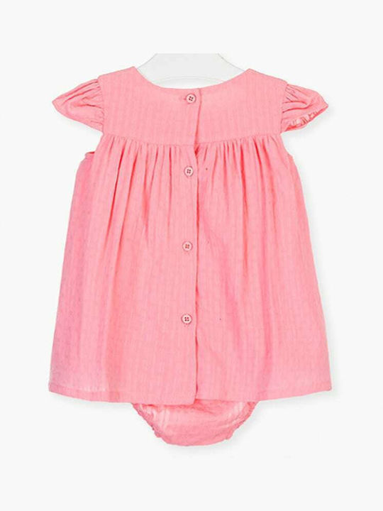 Losan Kids Dress Short Sleeve Pink