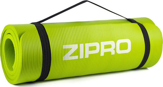 Zipro Στρώμα Γυμναστικής Pilates Πράσινο (180x60x0.15cm)
