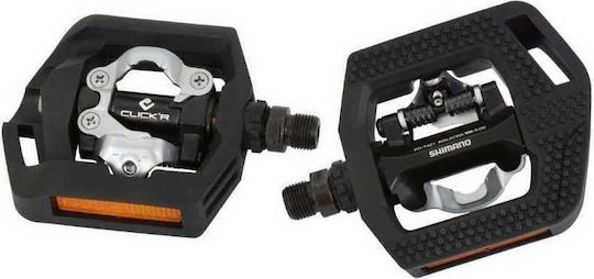 Shimano PD-T421 Clipless Bicycle Pedals Black