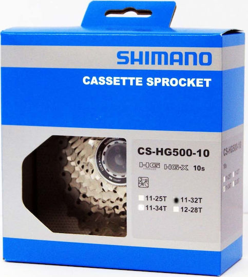 Shimano Tiagra CS-HG500-10 Road Bike Cassette 10 Speeds 11-32T