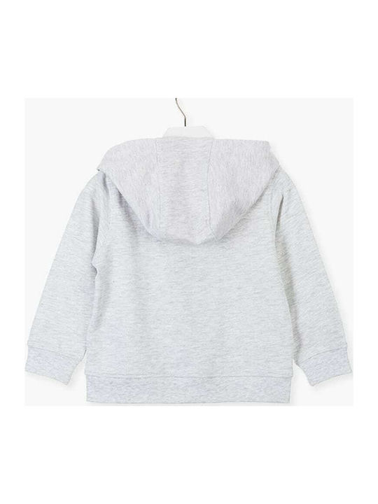 Losan Kids Sweatshirt Cardigan with Hood Gray 016-6650AL